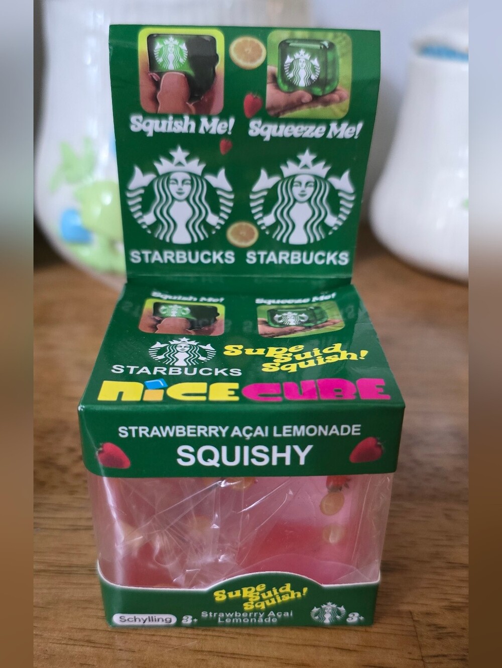 Starbucks Pink Strawberry Açai Lemonade Squishy